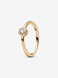 14k Gold ring with 0.25 ct TW GJ VS+ excellent cut round brilliant lab-created diamond