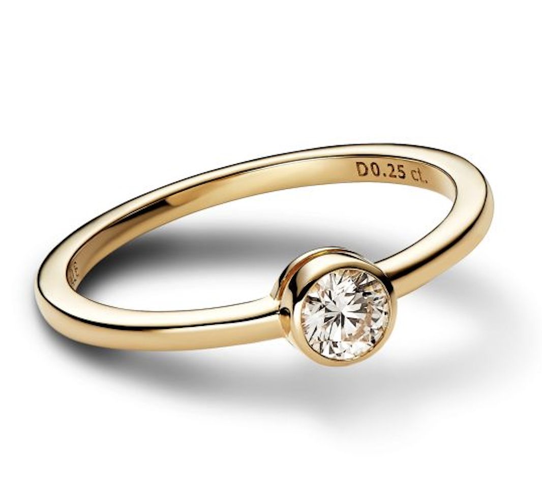 Era Bezel 14k Gold Lab-Grown Diamond Ring-152900C01