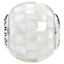 Generosity Mother of Pearl Mosaic Charm - 796079MMW
