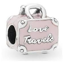 Pink Travel Bag Charm - 798063EN124