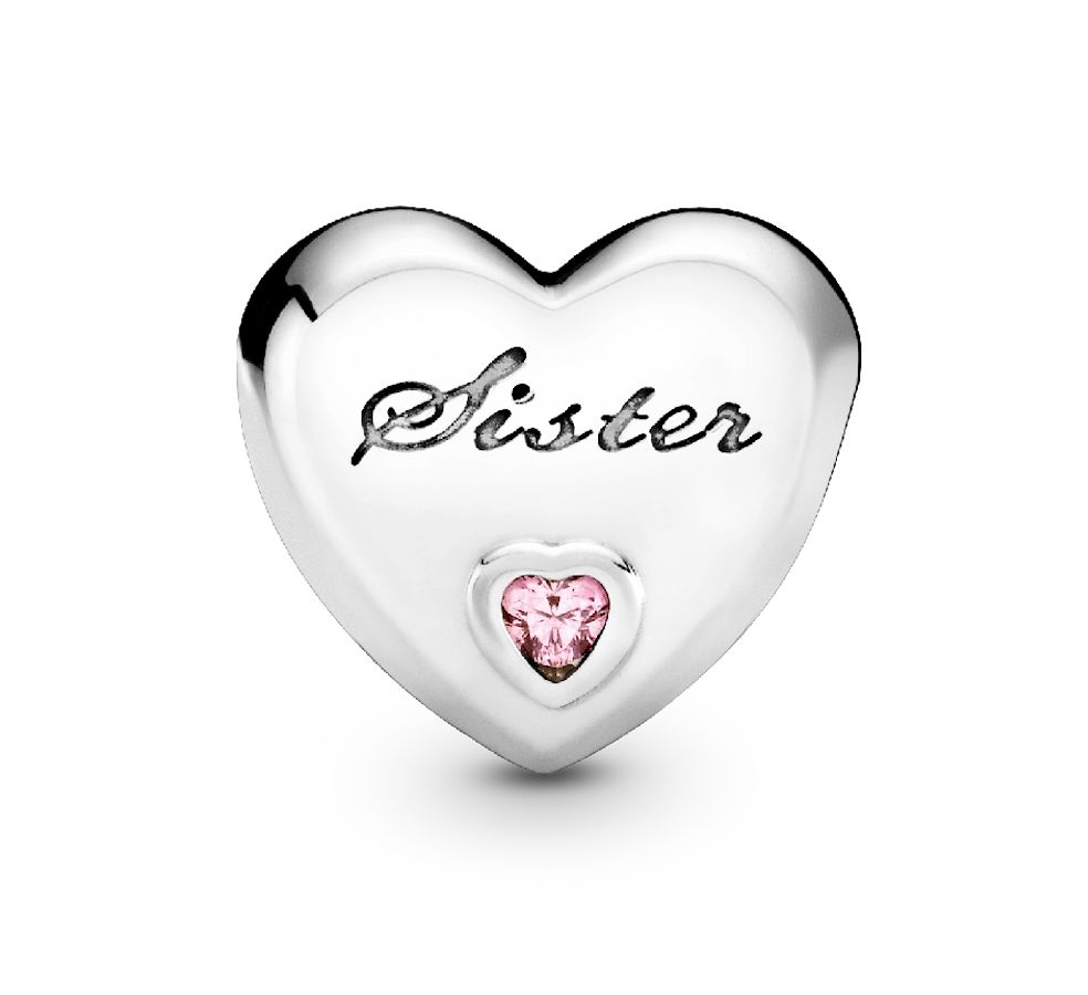 Sister Heart Charm-791946PCZ