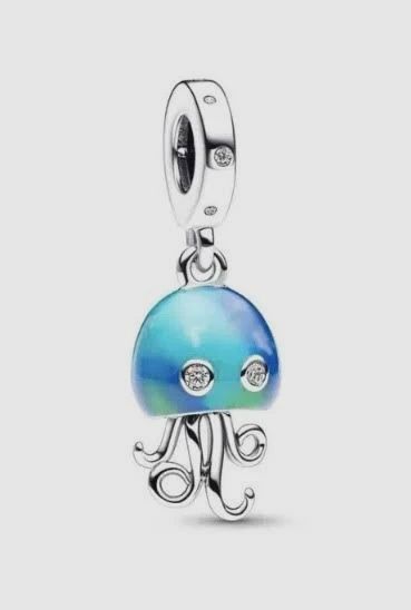 Colour-changing Jellyfish Dangle Charm - 792704C01