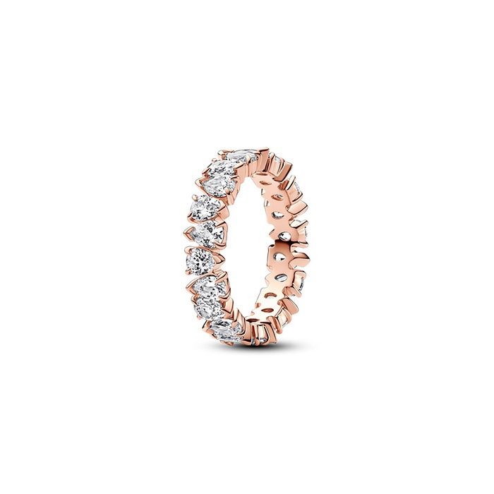 Alternating Sparkling Band Ring  - 183021C01