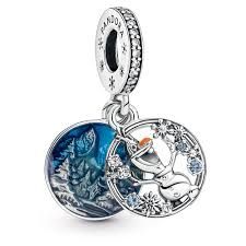 Disney Frozen Snow Olaf Double Dangle Charm - 799638C01