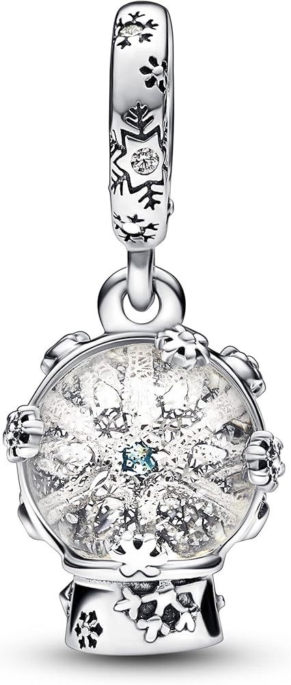 Snowflake Snowglobe Dangle Charm - 792369C01