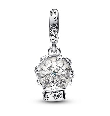 Snowflake Snowglobe Dangle Charm-792369C01