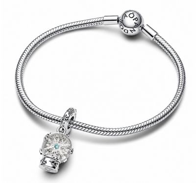 Snowflake Snowglobe Dangle Charm-792369C01