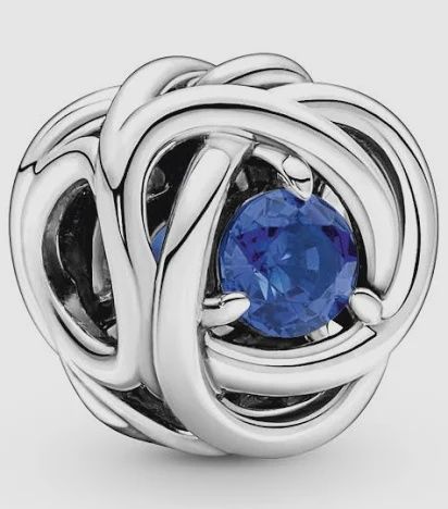 September Birthstone Eternity Circle Charm - 790065C07