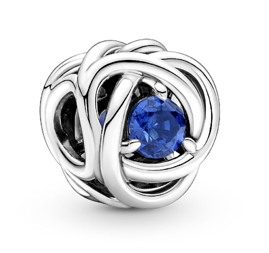 September Birthstone Eternity Circle Charm-790065C07