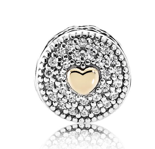 Affection Pavé Heart Charm-796085CZ