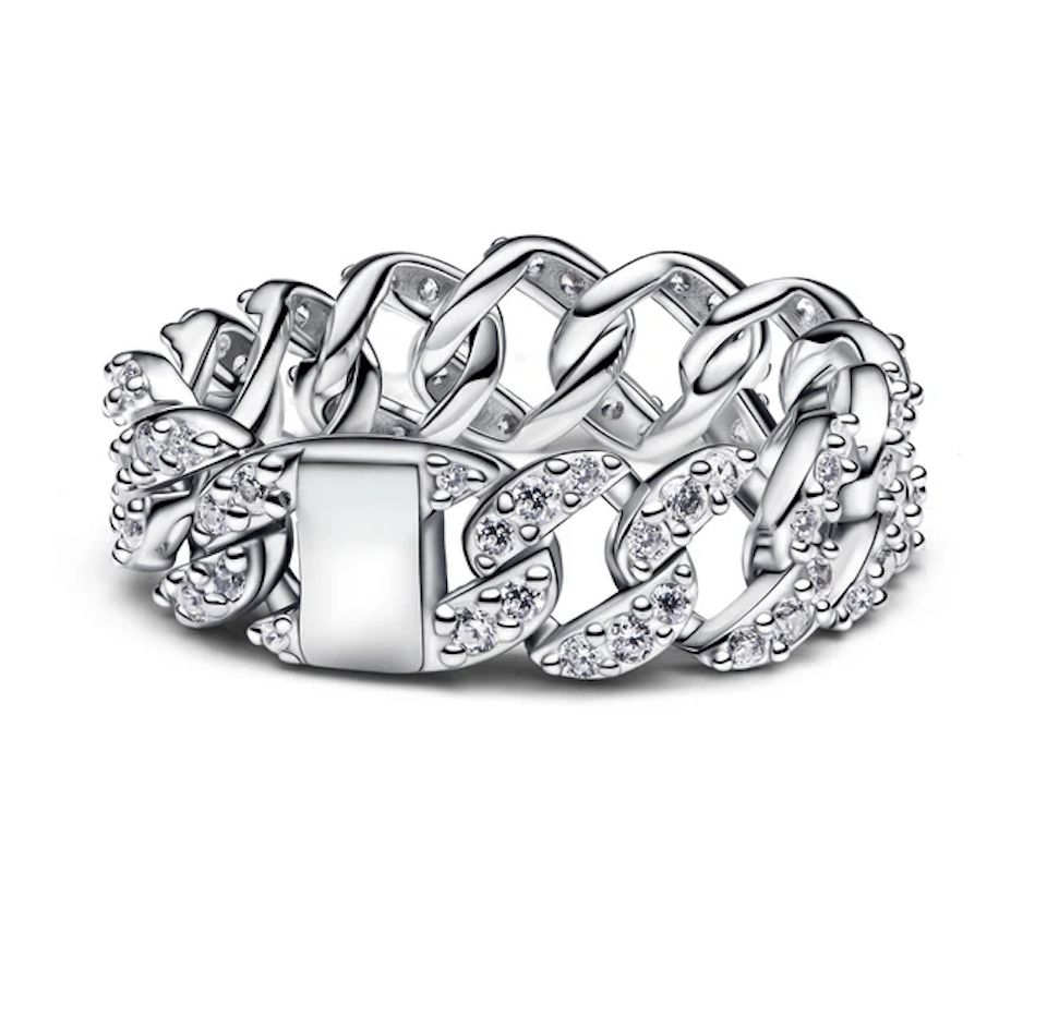 Pavé Cuban Chain Ring-193557C01