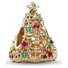 Glitter Christmas Tree Charm - 769226C01
