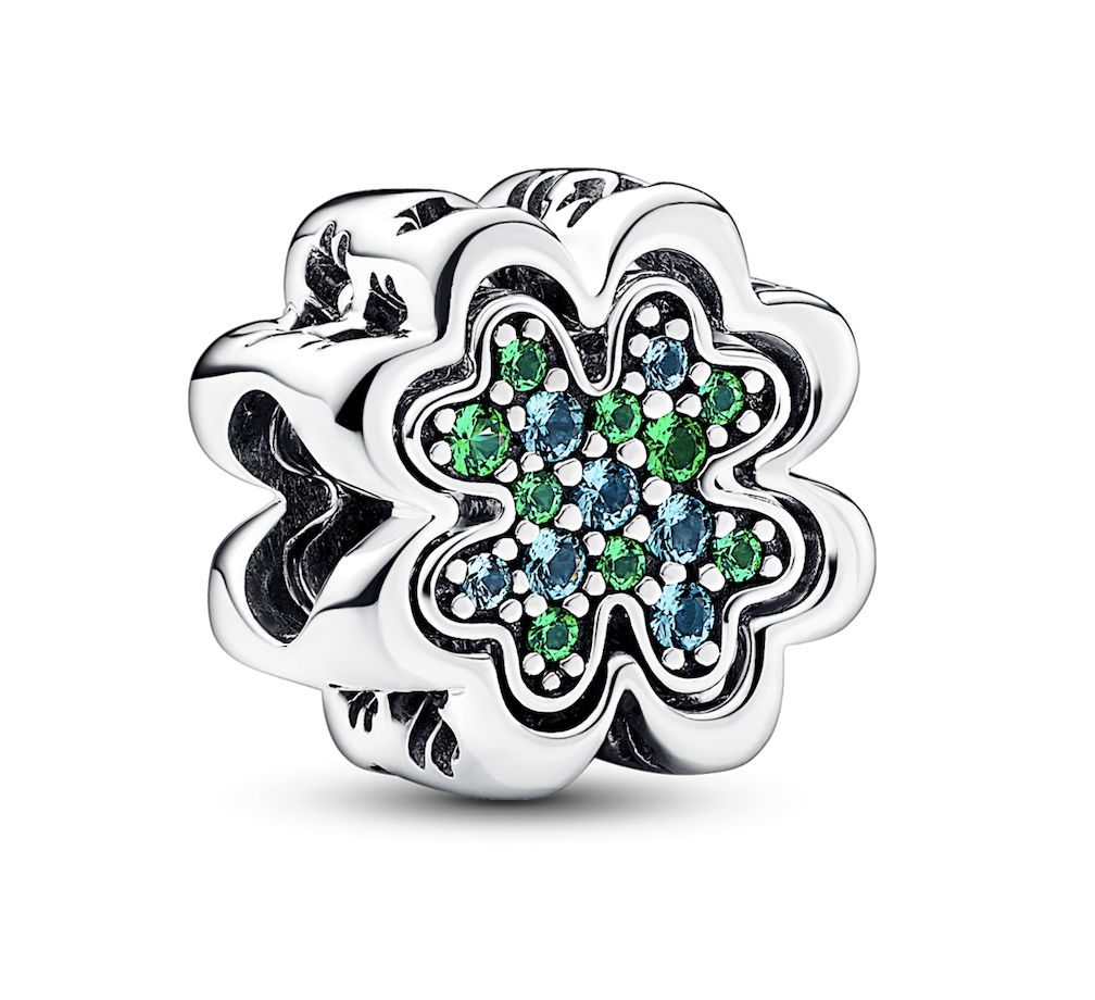 Splittable Four Leaf Clover Charm-792752C01