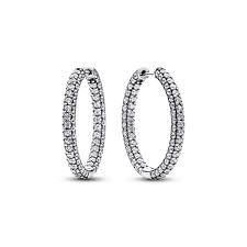 Timeless Pavé Single-row Hoop Earrings - 293016C01