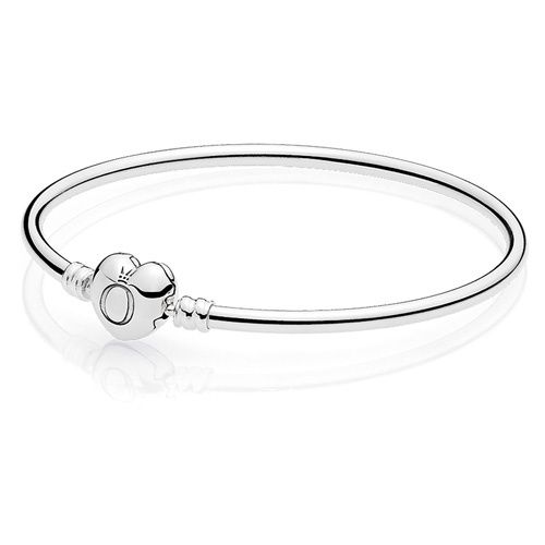 Pandora Moments Heart Clasp Bangle - 596268