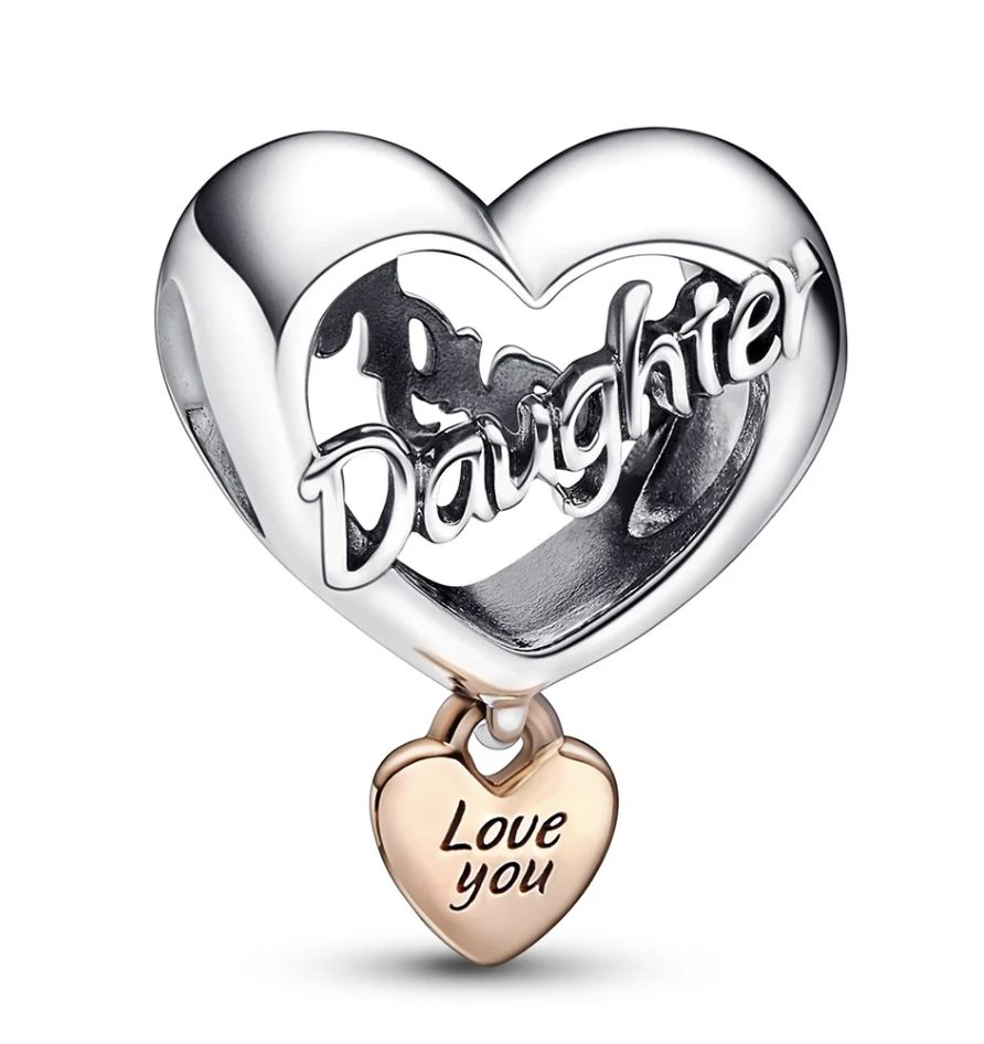 Love You Daughter Heart Charm -782327C00