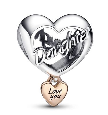 Love You Daughter Heart Charm -782327C00