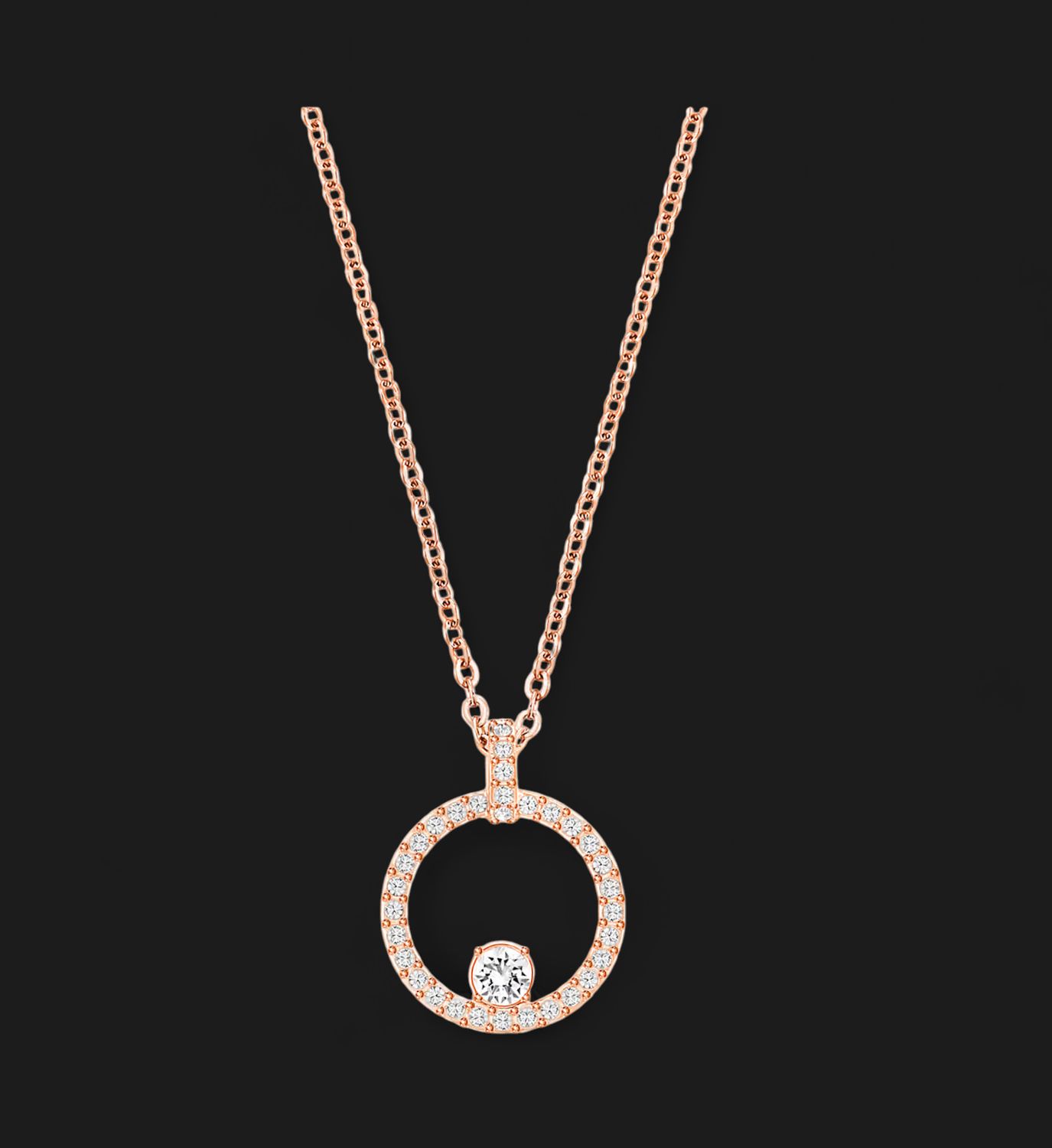 Creativity pendant White, Rose Gold-5202446