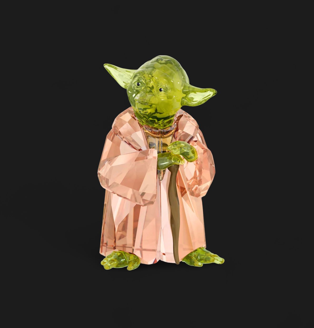 Star Wars Master Yoda Crystal Figurine-5393456