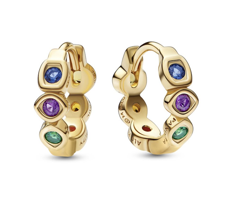 Pandora The Avengers Infinity Stones Hoop Earrings- 262567C01