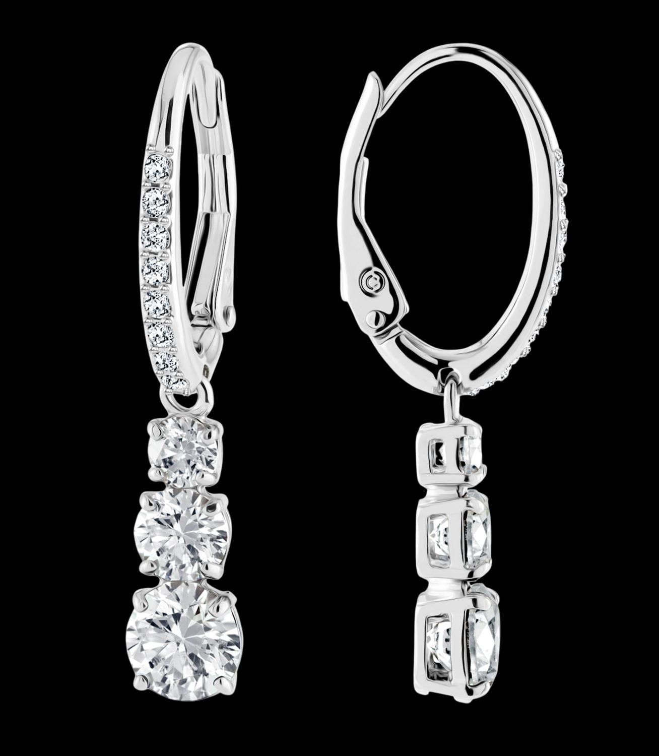 Attract Trilogy Hoop Earrings - 5416155