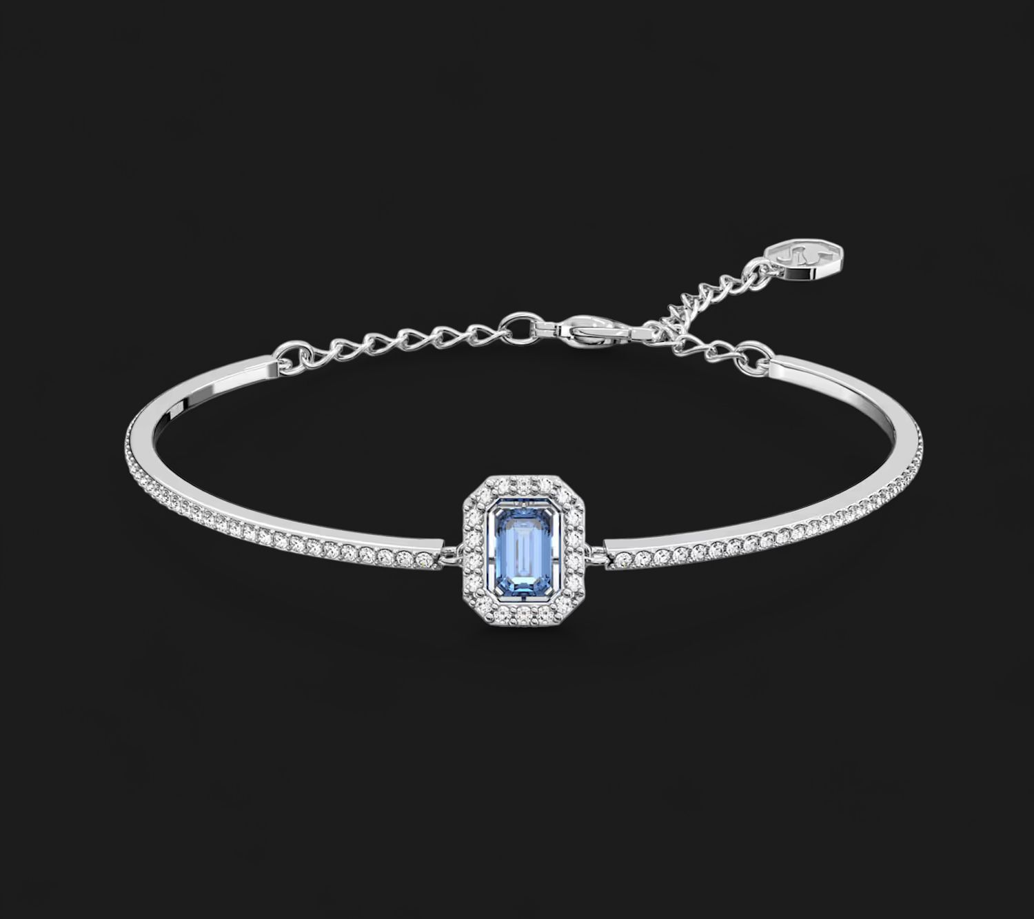 Millenia Bangle, Octagon Cut, Blue - 5620556