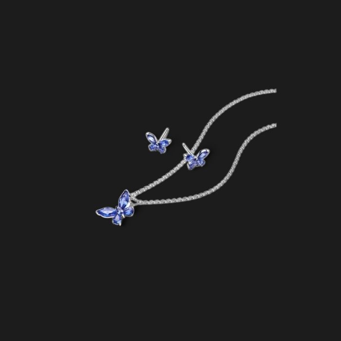 Sparkling Blue Butterfly Gift Set Pandora