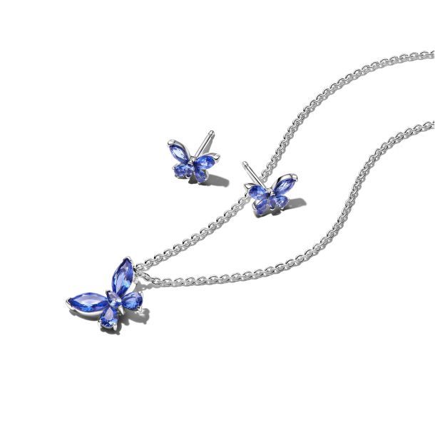 Sparkling Blue Butterfly Gift Set-B802652