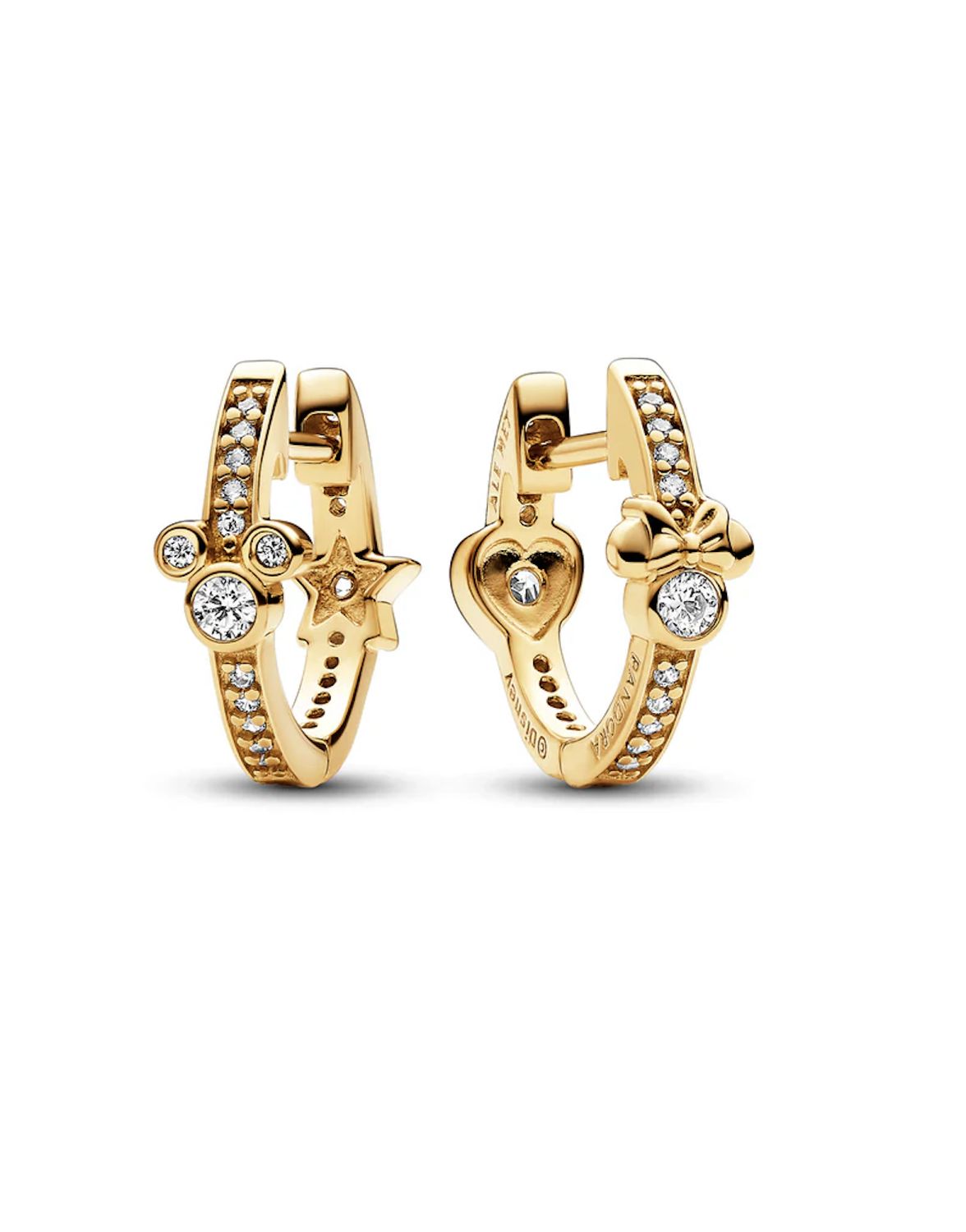 Pandora Disney Mickey Mouse &amp; Minnie Mouse Sparkling Hoop - 262959C01