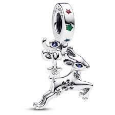 Magical Christmas Reindeer Dangle Charm - 792826C01