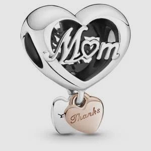 Thank You Mum Heart Charm - 789372C00