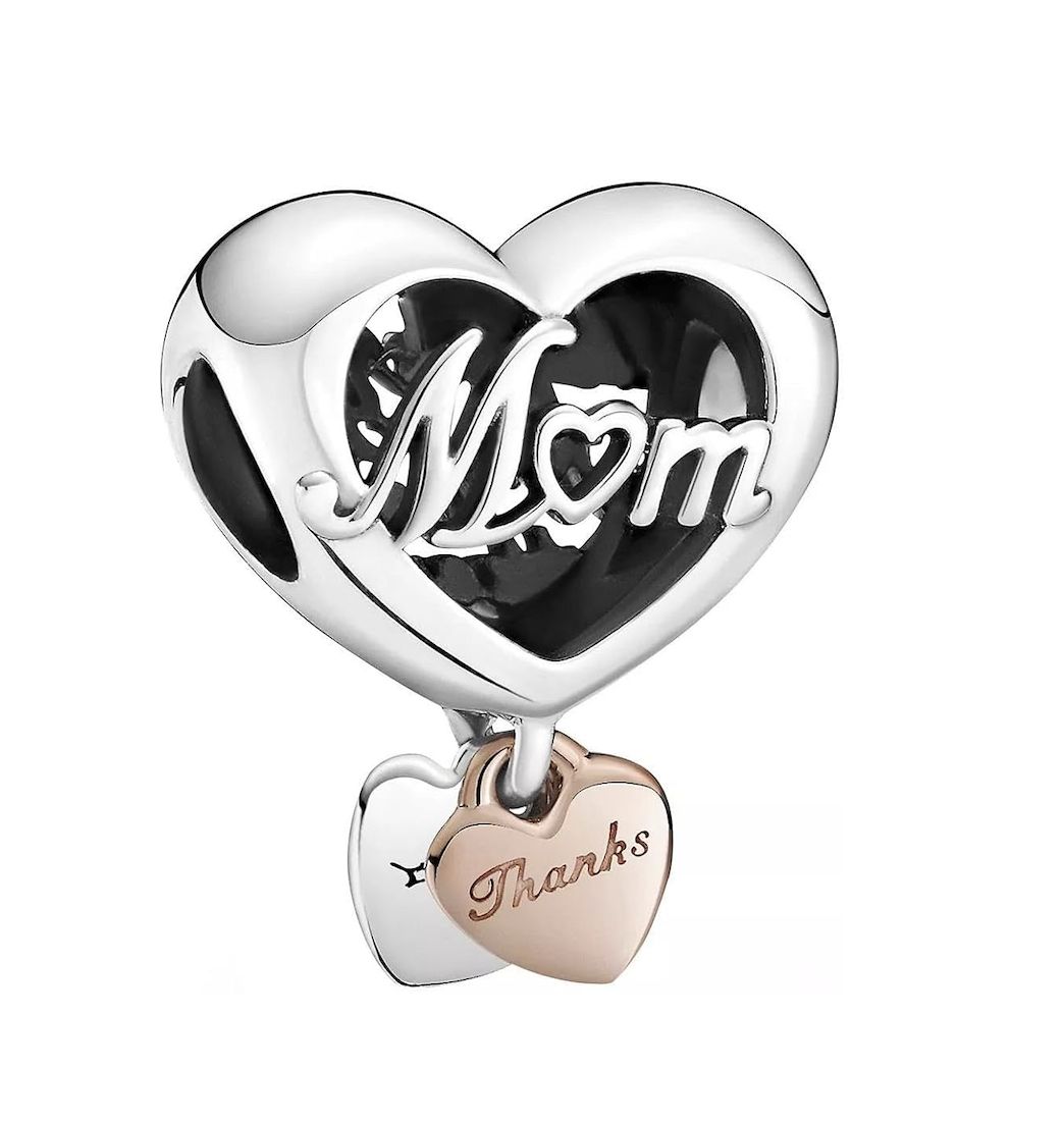 Thank You Mum Heart Charm-789372C00