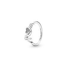 Mum Pavé Heart Ring  - 191149C01