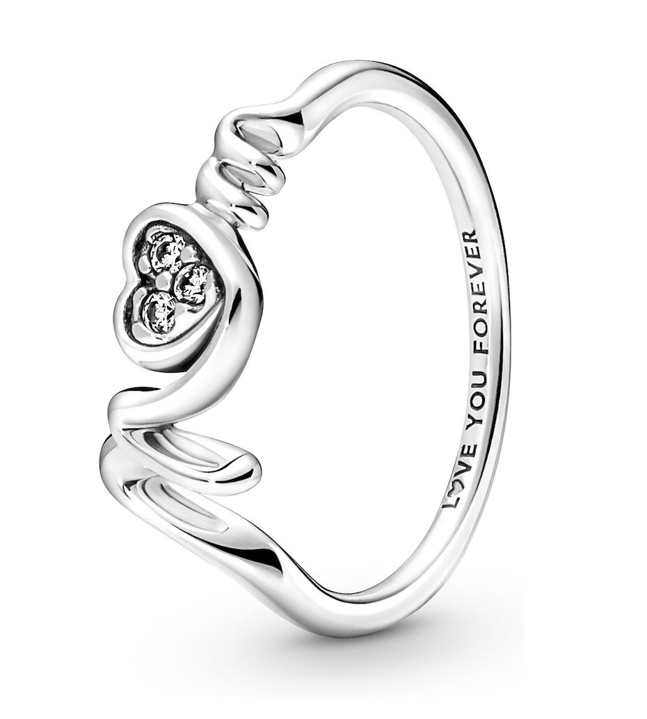 Mum Pavé Heart Ring-191149C01