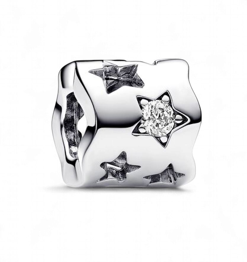 Cut-Out Sparkling Star Charm-792827C01