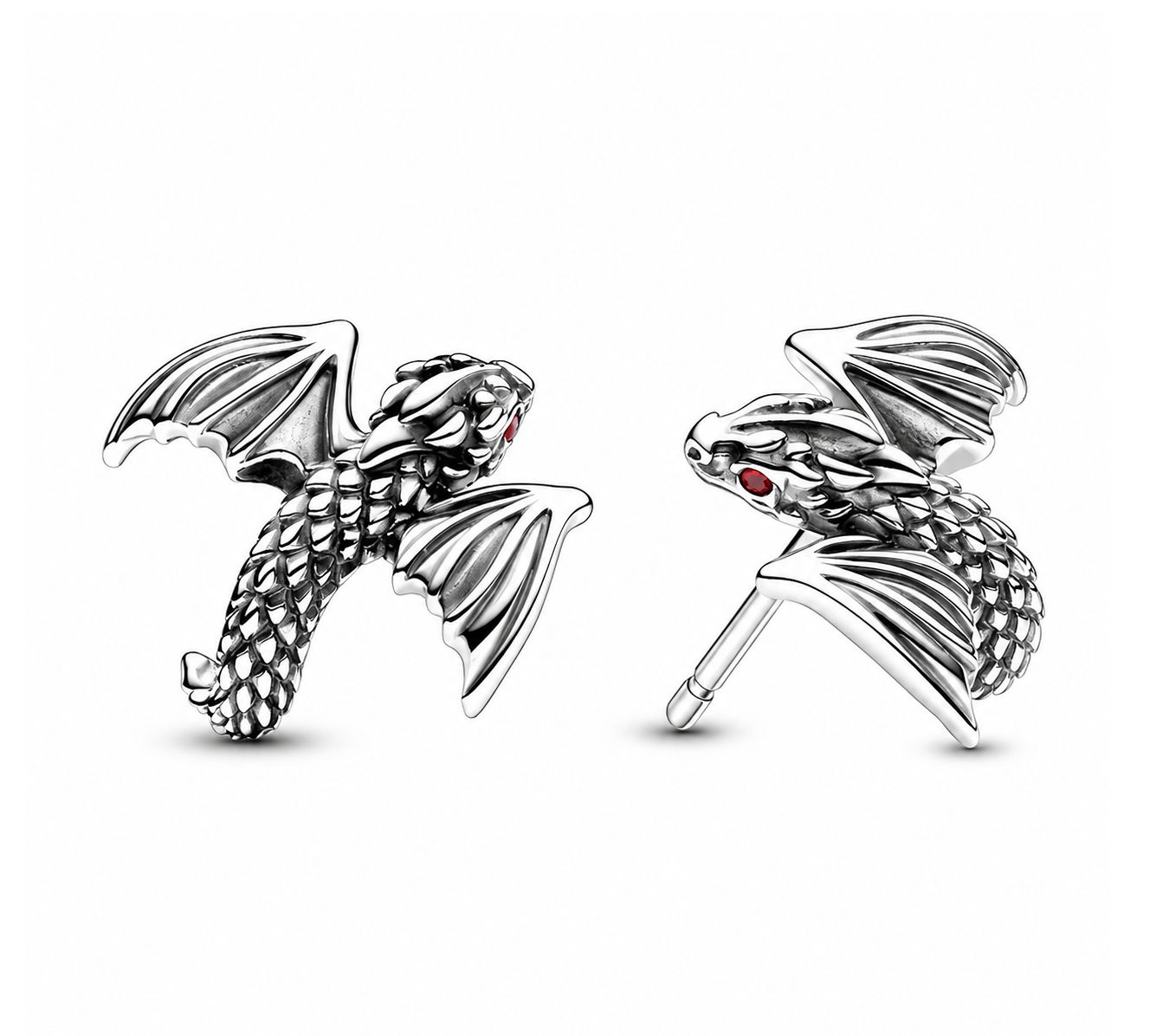 Pandora Game of Thrones Curved Dragon Stud Earrings - 292970C01