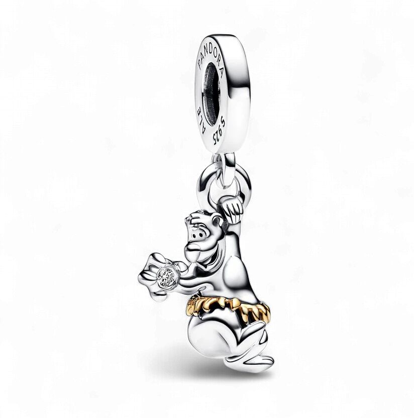 Disney 100th Anniversary Baloo Lab-Grown Diamond Dangle Charm-792682C01