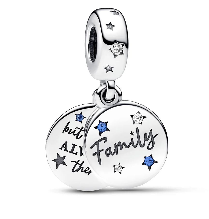 Family Love Double Dangle Charm-792987C01