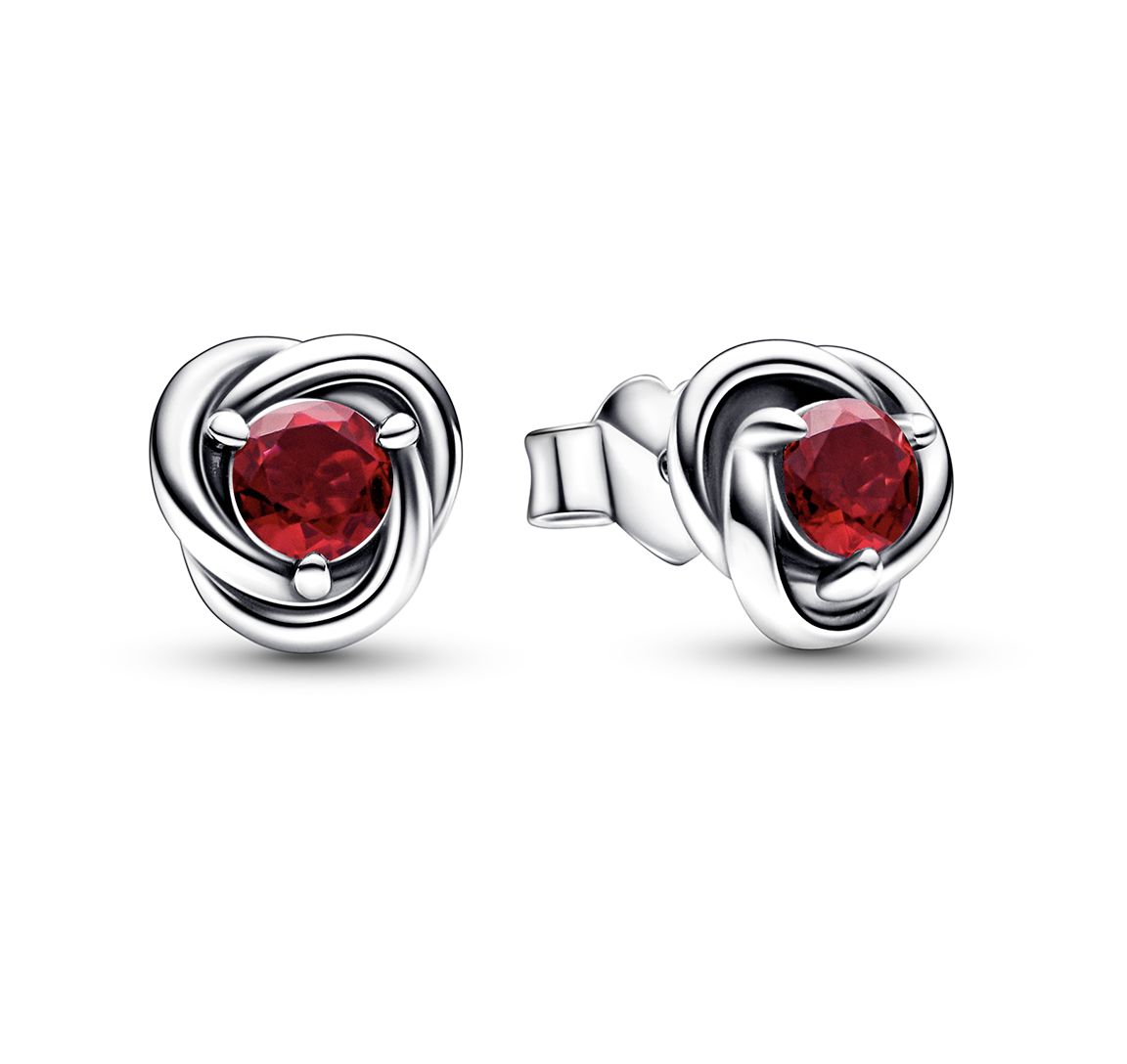 Pandora July Birthstone Eternity Circle Stud Earrings - 292334C01
