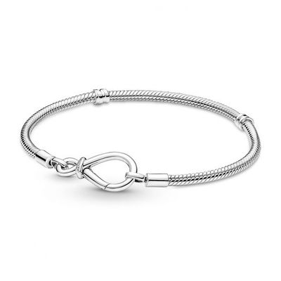 Infinity Knot Snake Chain Bracelet - 590792C00