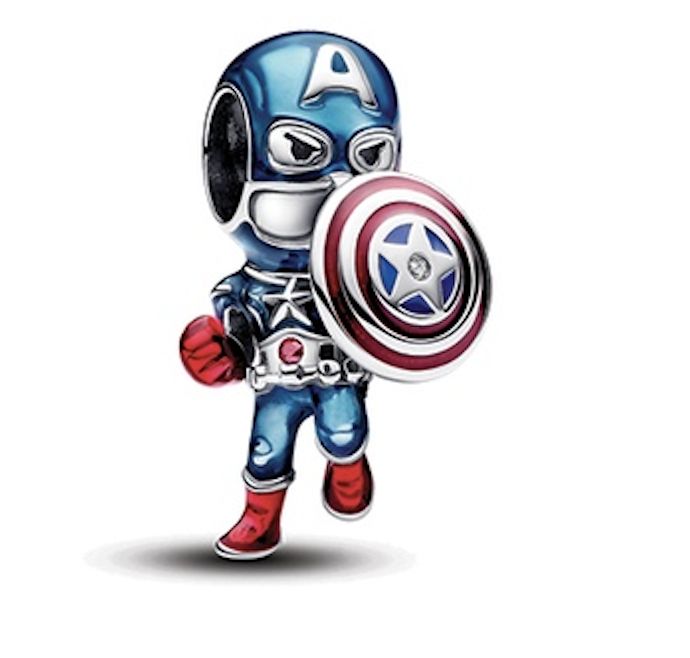 Marvel The Avengers Captain America Charm - 793129C01