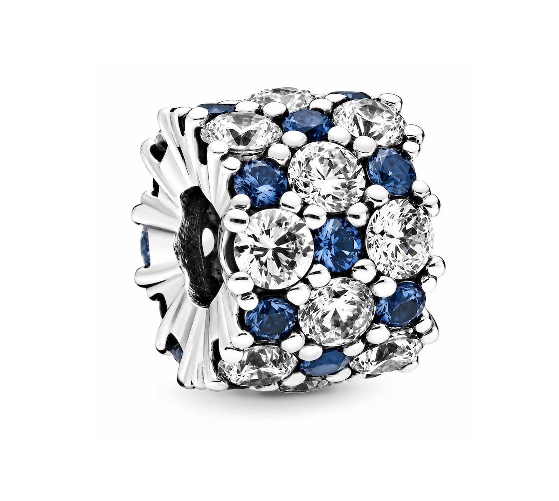 Blue and Clear Sparkle Charm-798487C02