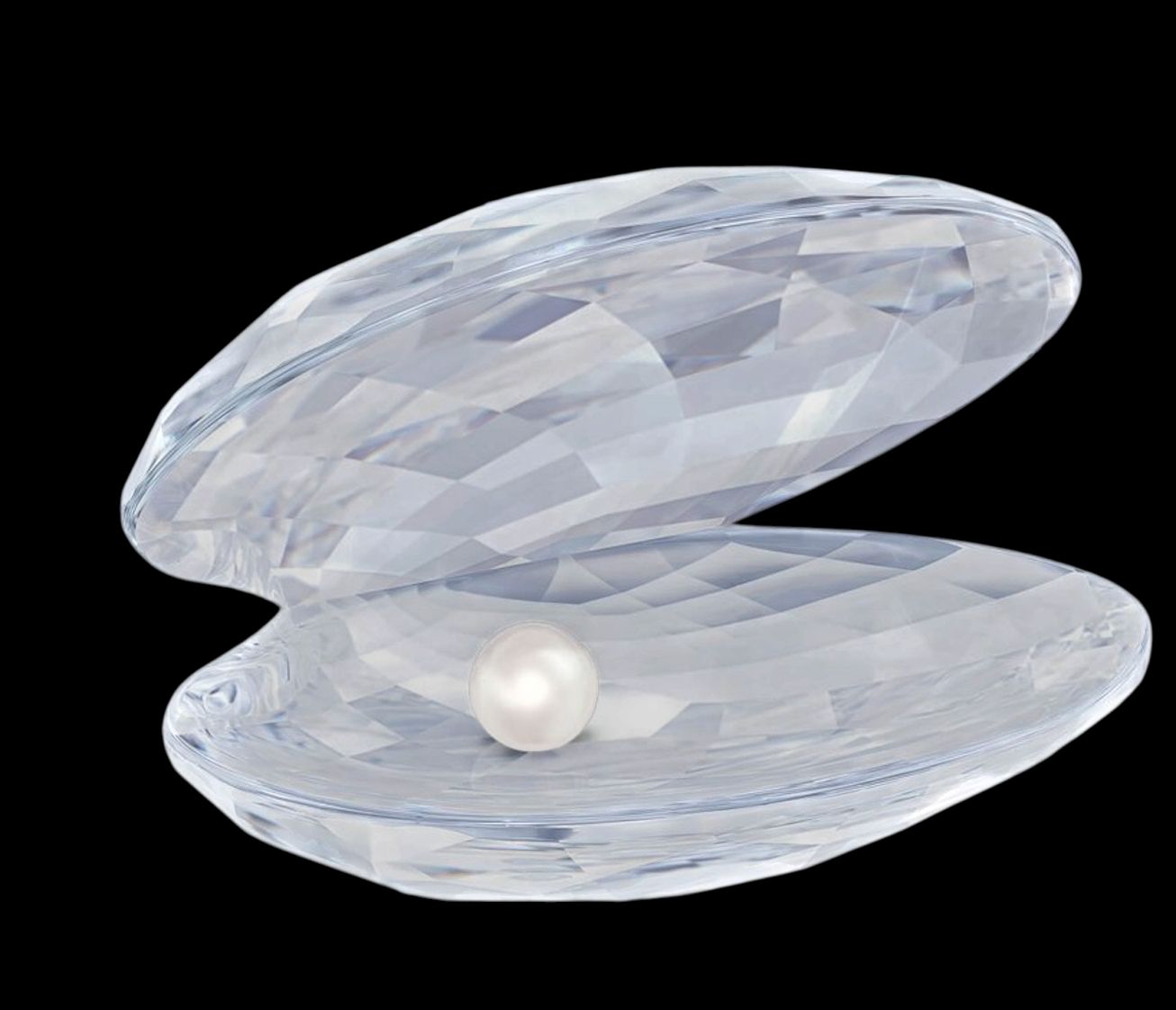 Shell with Pearl Figurine, Large-5285131