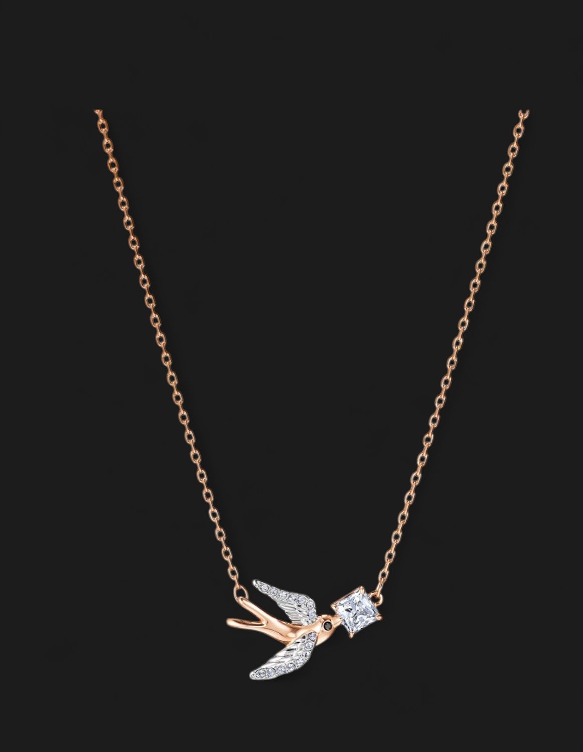 Flying Swallow Travel Necklace-5541898