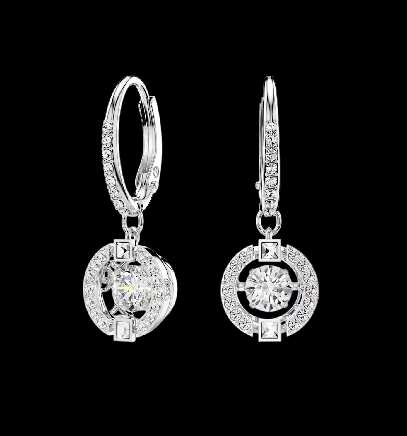 Una Swarovski Sparkling Dance Drop Earrings - 5504652