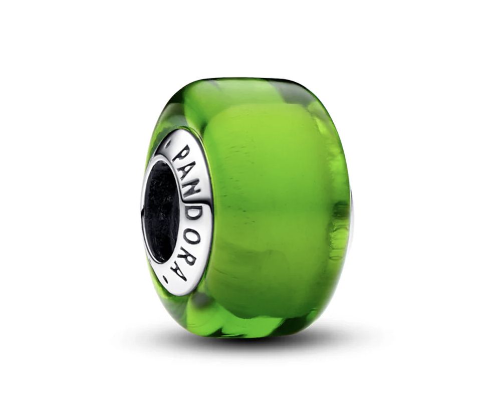 Green Mini Murano Glass Charm-793106C00