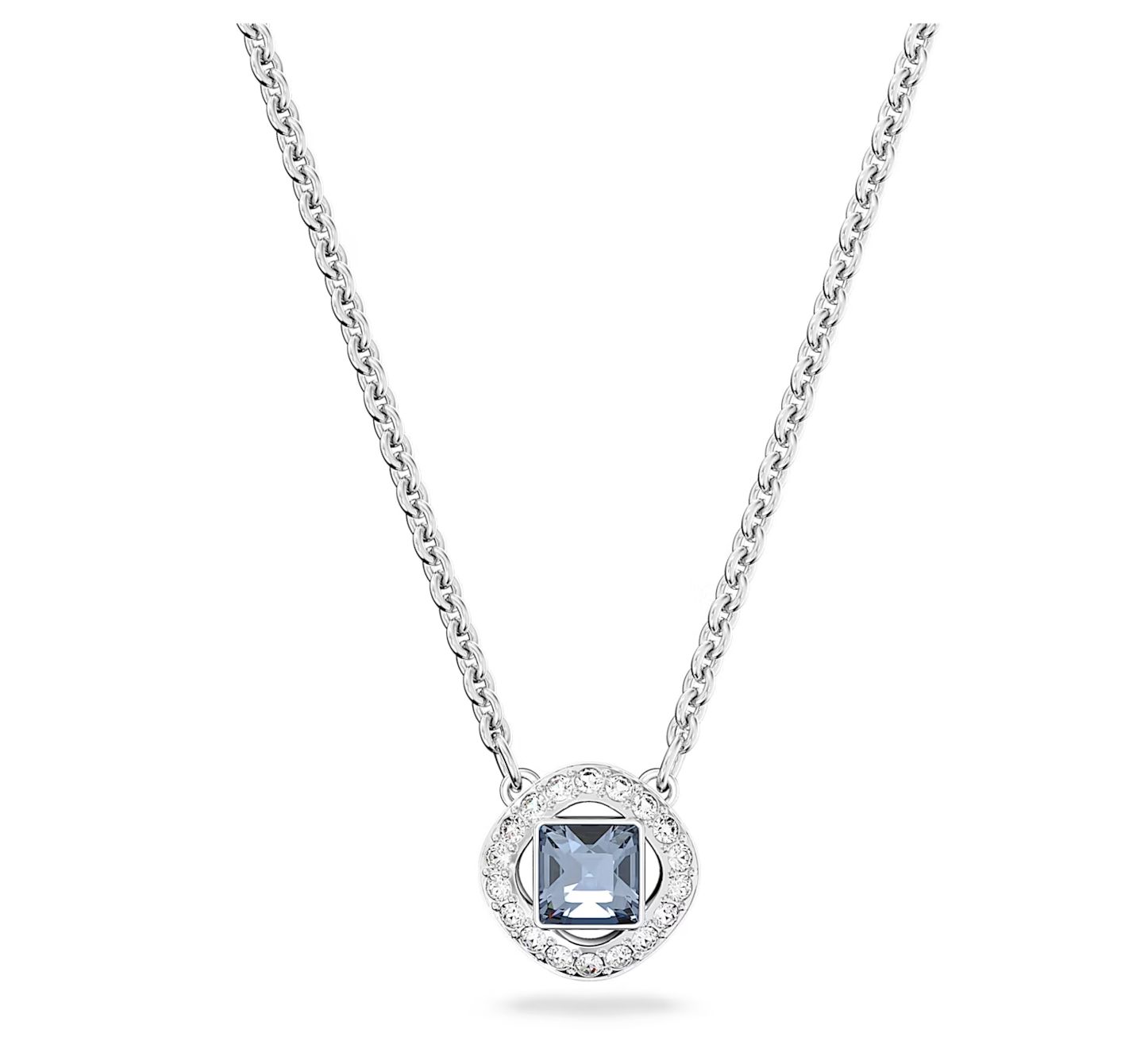 Una Angelic Blue Mixed Cuts Blue Necklace-5662142