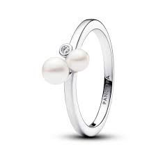 Duo Freshwater Cultured Pearls Ring - 193156C01