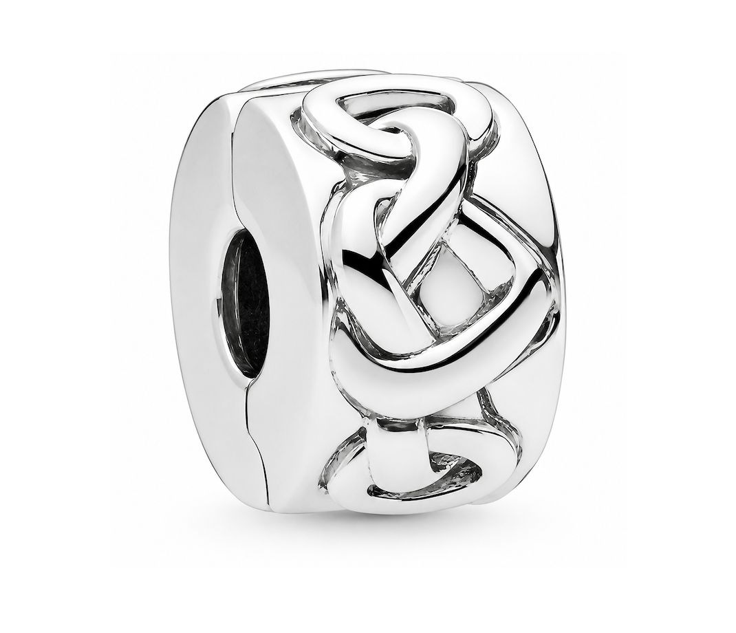 Knotted Hearts Clip Charm-798035