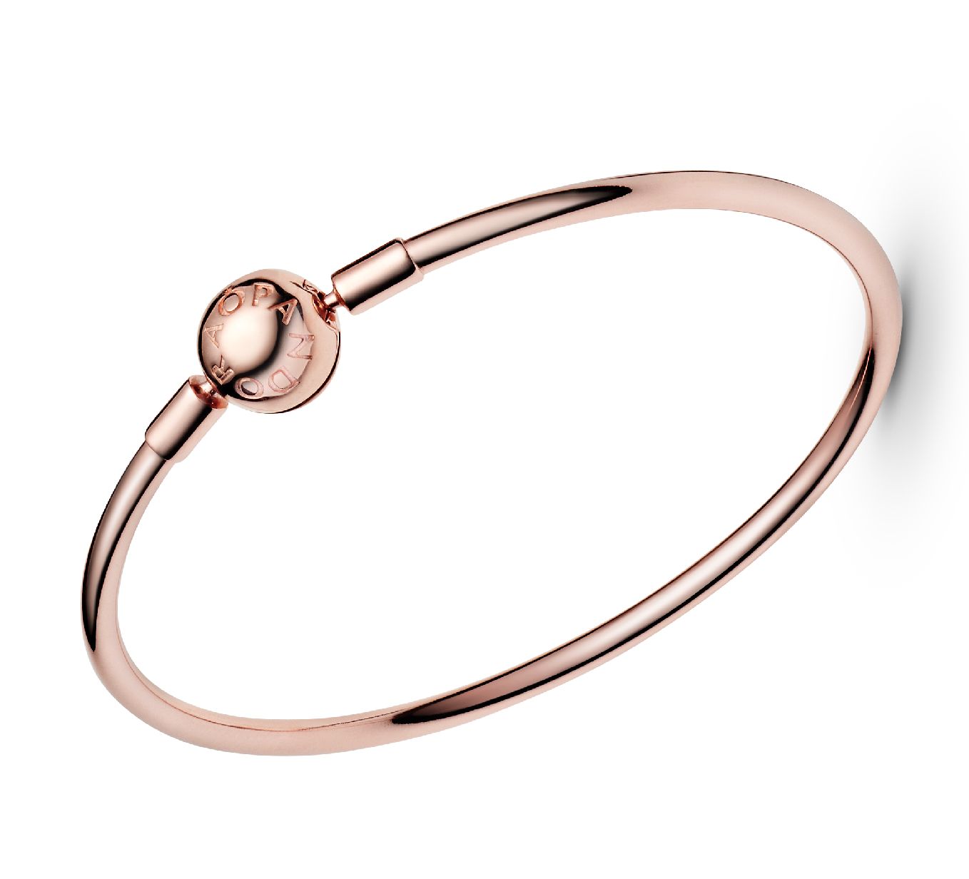 Pandora Moments Bangle, Rose Gold - 587132